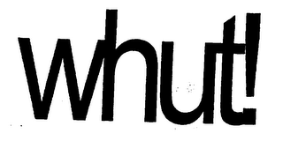 WHUT! logo