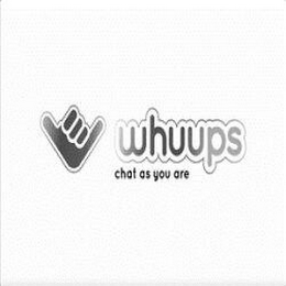WHUUPS CHAT AS YOU ARE logo