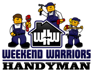 WHW WEEKEND WARRIORS HANDYMAN logo