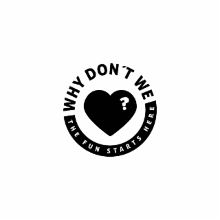 WHY DON'T WE ? THE FUN STARTS HERE logo
