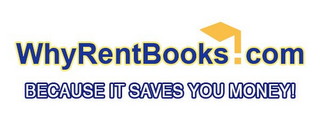 WHYRENTBOOKS.COM BECAUSE IT SAVES YOU MONEY! logo
