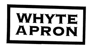 WHYTE APRON logo