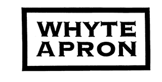 WHYTE APRON logo