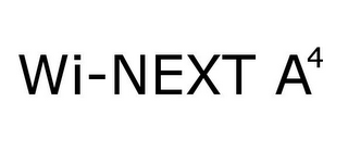 WI-NEXT A4 logo