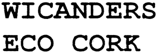 WICANDERS ECO CORK logo