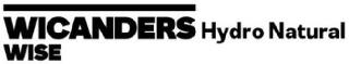 WICANDERS WISE HYDRO NATURAL logo