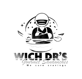 WICH DR'S GOURMET SANDWICHES WE CURE CRAVINGS logo