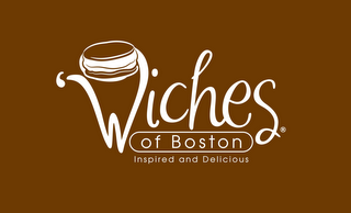 'WICHES OF BOSTON, INSPIRED AND DELICIOUS logo