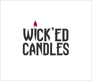 WICK'ED CANDLES logo