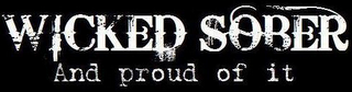 WICKED SOBER AND PROUD OF IT logo