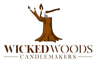 WICKED WOODS CANDLEMAKERS logo
