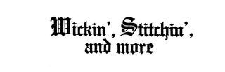 WICKIN', STITCHIN', AND MORE logo