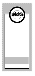 WICK'S logo