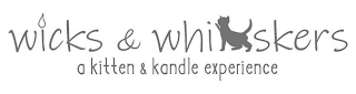 WICKS & WHISKERS A KITTEN & KANDLE EXPERIENCE logo