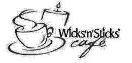 WICKS'N'STICKS CAFE logo