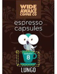 WIDE AWAKE COFFEE CO. ESPRESSO CAPSULESLUNGO