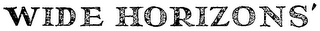 WIDE HORIZONS' logo