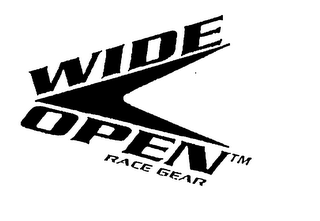WIDE OPEN RACE GEAR logo