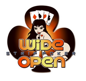 WIDE OPEN STRIP POKER logo
