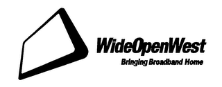 WIDE OPEN WEST BRINGING BROADBAND HOME logo
