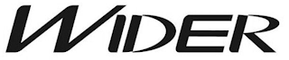 WIDER logo