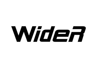 WIDER logo