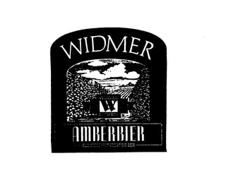 WIDMER AMBERBIER FULL-BODIED AROMATIC AMBER BEER WIDMER BROTHERS logo