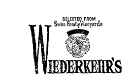 WIEDERKEHR'S SELECTED FROM SWISS FAMILY VINEYARDS logo