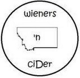 WIENERS 'N CIDER logo