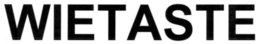 WIETASTE logo