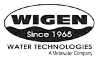 WIGEN SINCE 1965 WATER TECHNOLOGIES A METAWATER COMPANY logo
