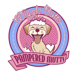 WIGGLE BUTTS PAMPERED MUTTS logo