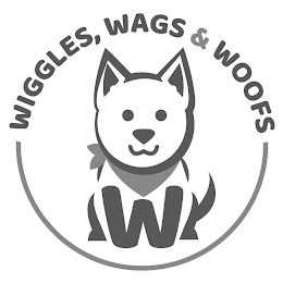 WIGGLES, WAGS & WOOFS W logo