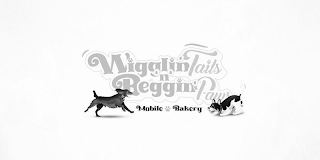 WIGGLIN' TAILS 'N' BEGGIN' PAWS MOBILE BAKERY logo
