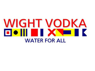 WIGHT VODKA WATER FOR ALL logo
