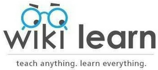 WIKI LEARN TEACH ANYTHING. LEARN EVERYTHING. logo