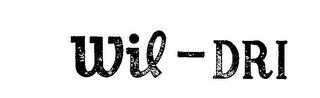 WIL-DRI logo