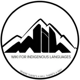 WIL WIKI FOR INDIGENOUS LANGUAGES WHERETHERE'S A WILL THERE'S A WAY logo