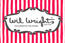 WIL WRIGHT’S "ICE CREAM OF THE STARS" SINCE 1940 logo