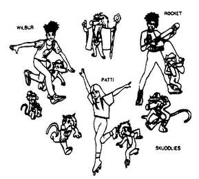 WILBUR ROCKET PATTI SKUDDLIES logo