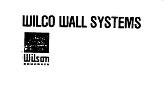 WILCO WALL SYSTEMS WILSON CONCRETE logo