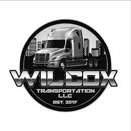 WILCOX TRANSPORTATION LLC EST. 2017 logo
