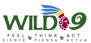 WILD 9 FEEL THINK ACT SIENTE PIENSA ACTUA logo