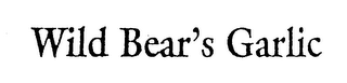 WILD BEAR'S GARLIC logo