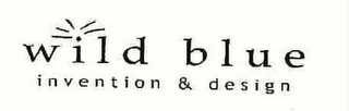 WILD BLUE INVENTION & DESIGN logo
