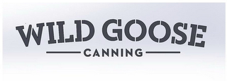 WILD GOOSE CANNING logo