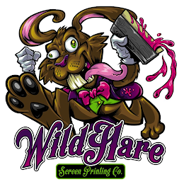 WILD HARE SCREEN PRINTING CO. logo