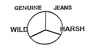 WILD HARSH GENUINE JEANS logo