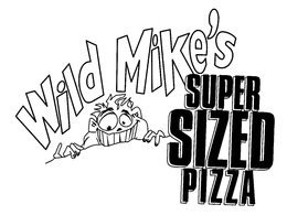 WILD MIKE'S SUPER SIZED PIZZA logo