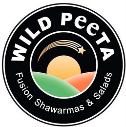 WILD PEETA FUSION SHAWARMAS & SALADS logo